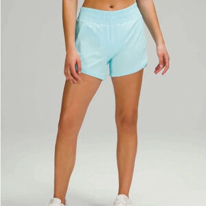 Lululemon Track That Mid-Rise Short 5" Icing Blue 4